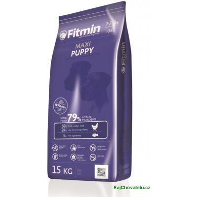 Fitmin Dog Maxi Puppy 3 x 15 kg+DOPRAVA ZDARMA+1x masíčka Perrito (+ SLEVA PO REGISTRACI / PŘIHLÁŠENÍ)