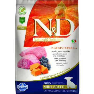 N&D Low Grain DOG Puppy Mini Lamb & Blueberry 7kg