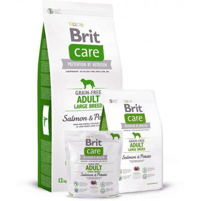Brit Care Grain-free Adult Large Breed Salmon & Potato 4 x 12 kg