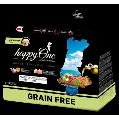 happyOne Mediterraneum Puppy 3 kg