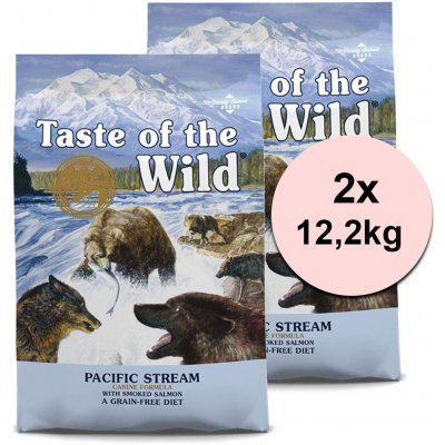 Taste of the Wild Pacific Stream Canine 2 x 12,2 kg