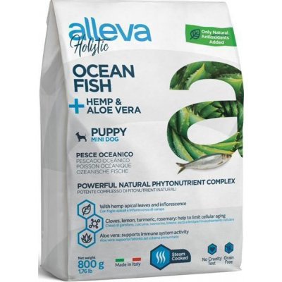 ALLEVA HOLISTIC Dog Dry Puppy/Junior Chicken Mini 800g