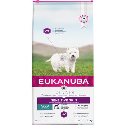 EUKANUBA Daily Care Adult Sensitive Skin 12kg