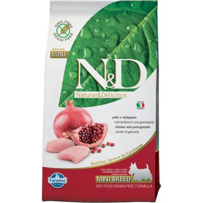 N&D Grain Free Adult Mini Chicken & Pomegranate 7 kg