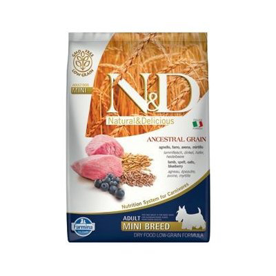 N&D LG Dog Adult Mini Lamb & Blueberry 3 x 7 kg